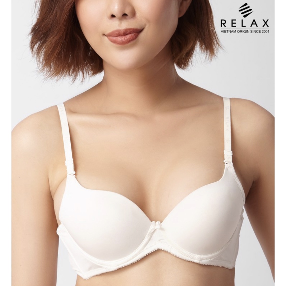 Áo ngực Nữ Relax - RTB2023 đắp ren, quyến rũ_năng động, mút nâng vừa phải  size B75