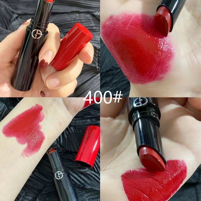 Son Giorgio Armani Lip Power Longwear Vivid #400 Four Hundred - đỏ cổ điển  (new)