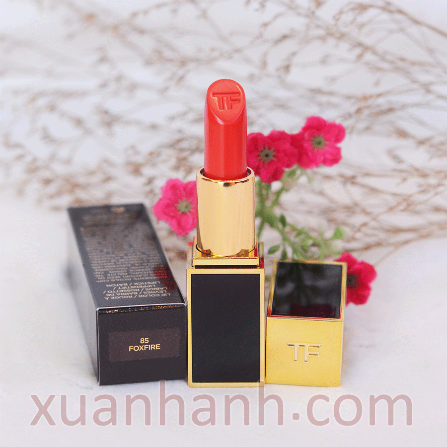 Son Tom Ford Lip Color dòng son thượng hạng, cam tươi #85 Foxfire