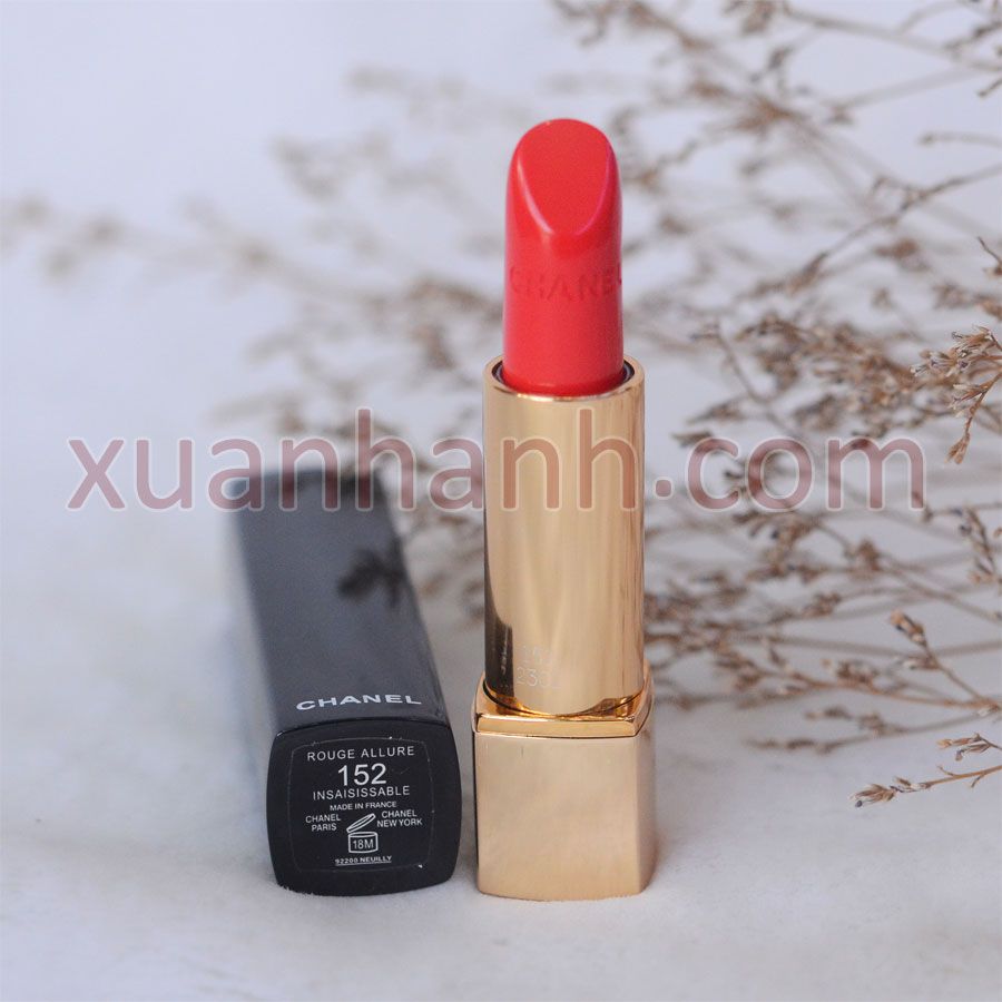 Son Chanel Rouge Allure mềm môi, lên màu tốt, bám màu #152 Insaisissable (unbox)